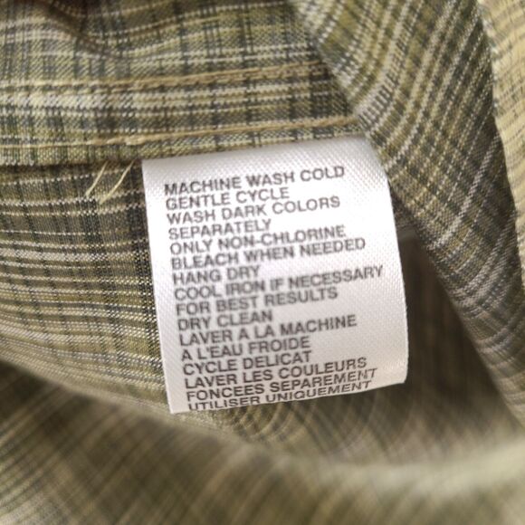 Tommy Bahama Shirt Mens Medium Green Striped Floral Long Sleeve Button Down‎ - Picture 8 of 16